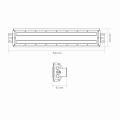 LED светильник высотный линейный Videx 100W 5000К IP65 VL-HB022-1005B