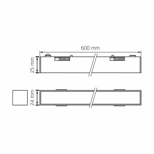 LED світильник трековий VIDEX магнітний 21W 4000K чорний VL-TRMS-LD460B