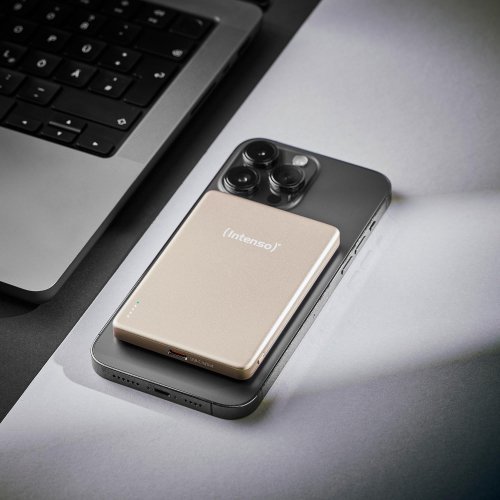 Портативний зарядний пристрій (повербанк) INTENSO 5000mAh MAG MW5000 CHAMPAGNE 7344021