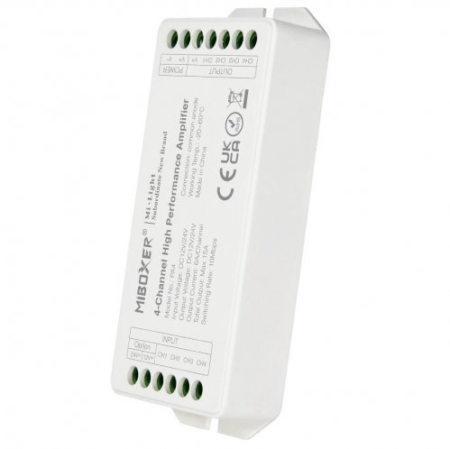 Підсилювач Mi-Light 5-канальний високопродуктивний 12-24V 15A White/CCT/RGB/RGBW TK-4U