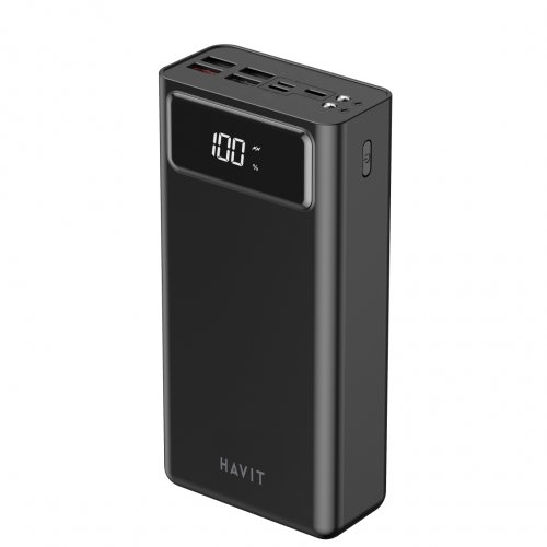 Портативное зарядное устройство (повербанк) HAVIT HV-PB56 Black 40000mAh