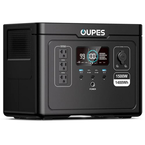 Портативная зарядная станция Oupes 1500W 1488Вт/ч S015