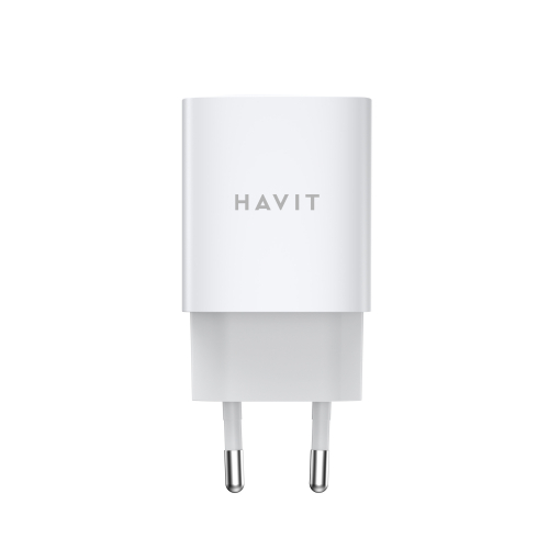 Мережевий зарядний пристрій HAVIT UC45 PD45W 2xUSB-C White HV-UC45-WH