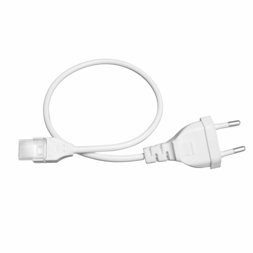 Коннектор Videx для LED ленты 250В 6A с вилкой и заглушкой торцевой VL-LST-CB65-FC06
