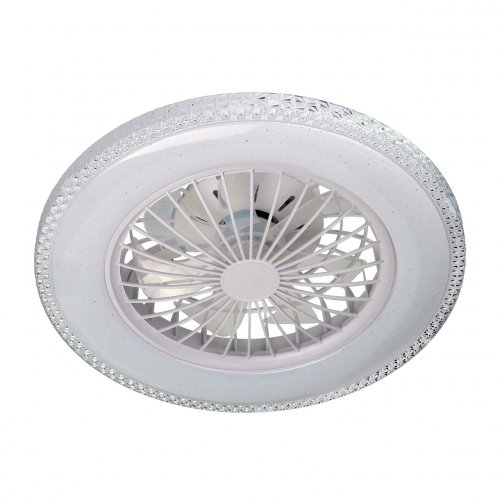 LED светильник накладной Goldlux Egypt с пультом 48W 3000K/4000K/6500K с вентилятором белый 341297