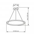 LED світильник підвісний Goldlux Lea 20W 4000K золото 329165