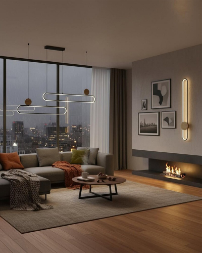 Світильник настінний бра Goldlux Florentyna 24W 4000K IP20 чорний 333919