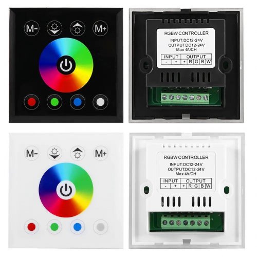 Контролер LT RGB+W 16А 12-24V 192W для світлодіодної стрічки 071005