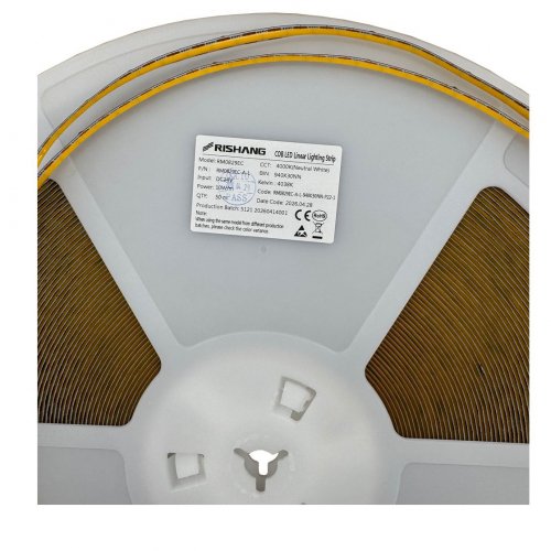 LED стрічка Rishang COB 600шт/м 10W/м IP20 24V 4000K RM0829EC-A-L 22767