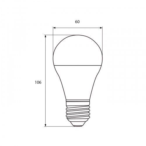 LED лампа Eurolamp A60 9W E27 4000K с сумеречным датчиком LED-A60-09274(D/N)