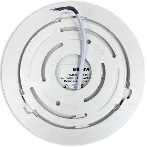 LED світильник накладний Biom 18W 5000К IP40 круглий білий NL-1-R18-W-5 25788