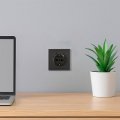 Розетка Ardero Soft ER123USB-B USB-A + USB-C 20W одинарная с заземлением черный 8647
