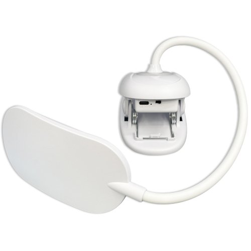 Настільна LED лампа акумуляторна Lebron L-TL-7506WH гнучка 5W 3000-6500K білий 15-13-52