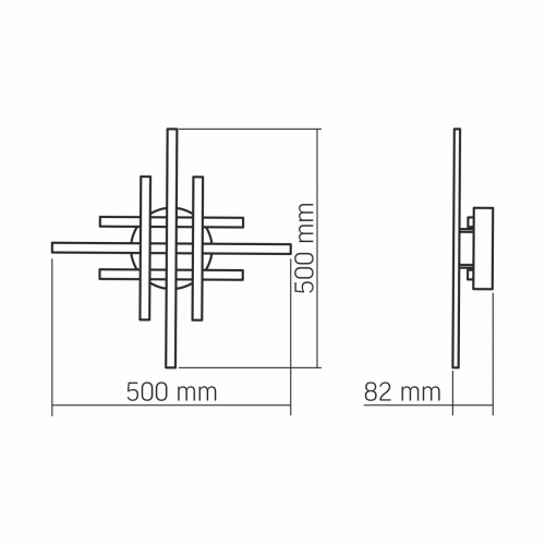 LED світильник Videx DECORA 40W 2700/4000/6000K білий VL-CLD-988-SL