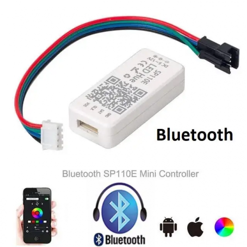 Контроллер LT RGB SPI smart Bluetooth SP110E 5-24V для адресной Smart ленты 073007