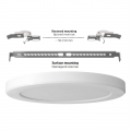 LED cветильник Videx DL6R 18W 3000-4000-6500K  встраиваемый круглый VL-DL6R-18CW