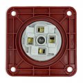 Розетка силова промислова TP Electric 4x16A 3P+PE із заземленням 75x75мм пряма 60-40-82 Розетка силова промислова TP Electric 4x16A 3P+PE із заземленням 75x75мм пряма 60-40-82