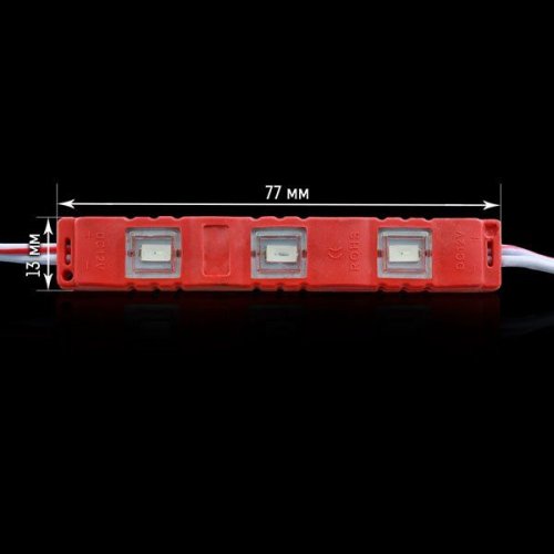 Світлодіодний модуль Biom SMD5630 червоний 1,2W IP65 (1463)