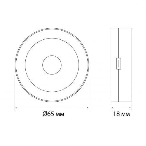 LED светильник аккумуляторный Videx 750mAh сенсорный VL-NL064W-G