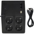 ИБП непрерывного действия Gear 1000VA 720W LED plastic RJ45+USB GU-1000PL ИБП непрерывного действия Gear 1000VA 720W LED plastic RJ45+USB GU-1000PL