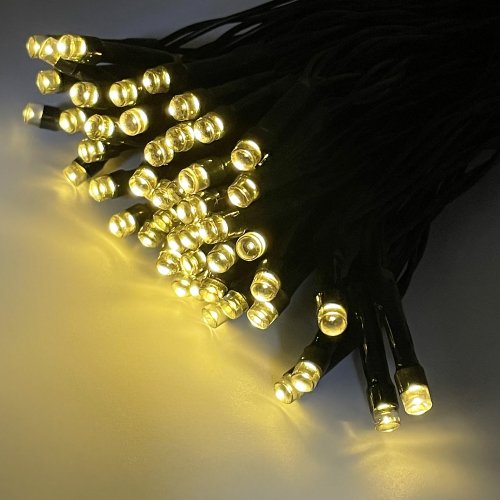 Вулична Led гірлянда Eurolamp 100шт 10м теплий білий LED-GL-100/10/27(SL)