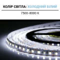 LED стрічка Biom Professional SMD2835 120шт/м 13.5W/м IP20 24V (7500-8000К) BPS-G3-24-2835-120-СW-20 21038