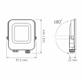 LED прожектор Videx F3e 10W 5000К IP65 AC/DC 12-48V VL-F3e-105W-12V