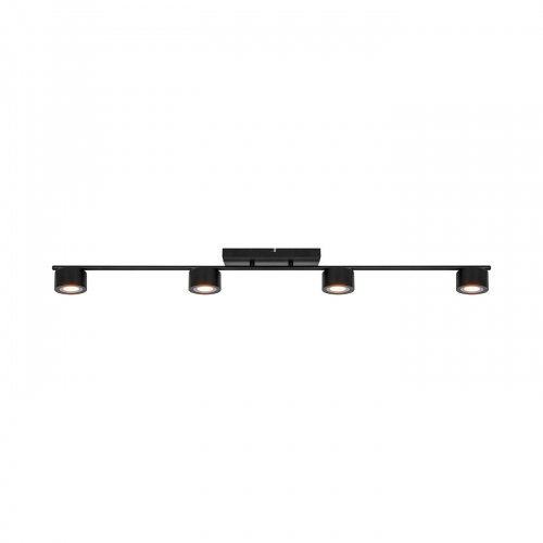 LED світильник стельовий Nordlux спот Clyde 4x16W 2700K IP20 поворотний чорний 2213530103