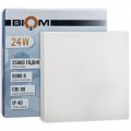 LED світильник накладний Biom 24W 5000К IP40 квадрат білий NL-1-S24-W-5 25793 LED світильник накладний Biom 24W 5000К IP40 квадрат білий NL-1-S24-W-5 25793