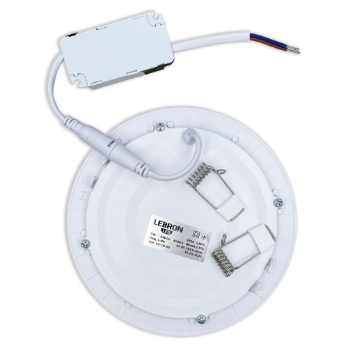 LED cветильник Lebron L-PR-941 9W 4100К круг 12-10-09