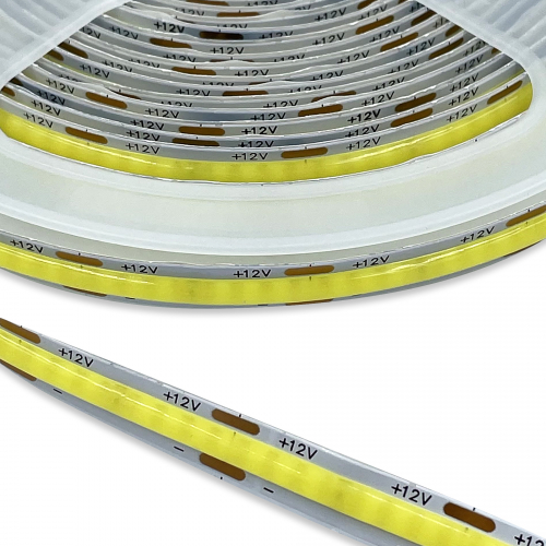 LED стрічка OEM COB 320шт/м 10W/м 12V 8мм IP33 (6000-6500К) ST-12-8-COB-320-CW 27339 LED стрічка OEM COB 320шт/м 10W/м 12V 8мм IP33 (6000-6500К) ST-12-8-COB-320-CW 27339