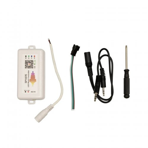 RGB контролер Prolum SPI SP107E Bluetooth 4PIN 5-24V 2048px музичний 402048-S