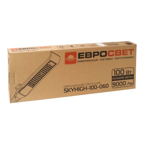 Уличный LED светильник Евросвет 100W IP65 (SKYHIGH-100-060) 000040456