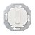 Вимикач 1-кл. 2-полюсний, кнопковий RENOVA білий, WDE011002