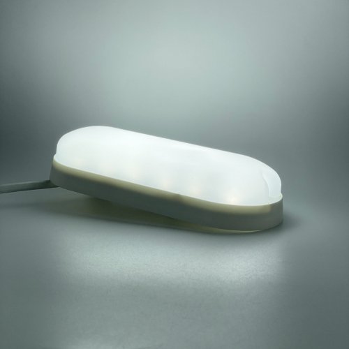 LED світильник Євросвітло ЖКГ CL-RS-V1 8W овал 6400K IP65 з датчиком руху і освітлення 000059214