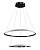LED светильник подвесной Goldlux Diana 44W 4000K черный 336736