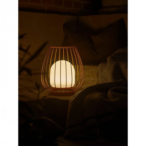 Настільна LED лампа Nordlux Jim акумуляторна вулична 3W 2700K IP54 USB помаранчевий 2218105027
