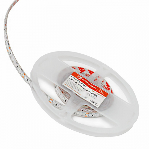 LED стрічка ElectroHouse Externum IP65 120шт/м 12W/м 24V червоний EH-STR11IPR