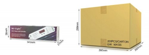 Багатозонний контролер Mi-Light Single color/Dual White/RGB/RGBW 4 в 1 Smart LED TK-1U