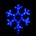 Led гирлянда DELUX Motif Snowflake 102шт 0,4м синий 90012962