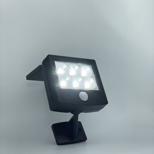 LED светильник уличный Lebron L-SL-48648AT на солнечной батарее 3W 6500К IP65 с датчиком движения 15-17-60