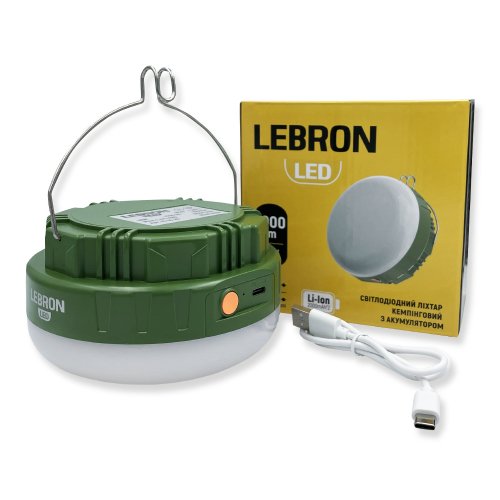 Фонарь аккумуляторный LED Lebron подвесной L-HL-620 18W 2000MAH 15-16-20