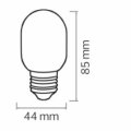 LED лампа Horoz COMFORT желтая A45 2W E27 001-087-0002-020