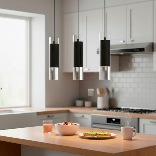 Світильник підвісний Eurolamp під лампу GU10 IP20 чорний LED-LP-1хGU10(black)