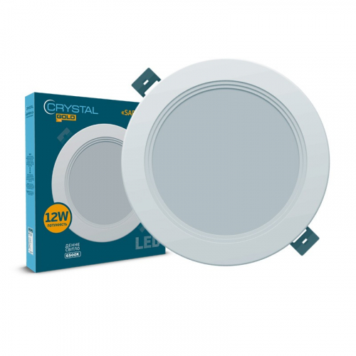 LED cветильник встраиваемый Electrum GOLD SAPFIR M 12W 6500K DNL-027