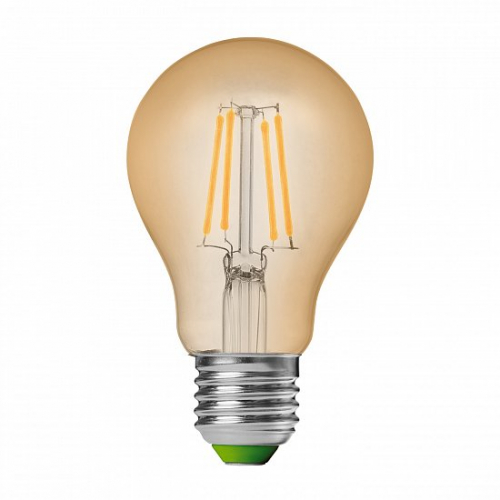 Мультипак "1+1" Eurolamp світлодіодна лампа філамент A60 8W E27 2700K (deco) MLP-LED-A60-08273(Amber)new