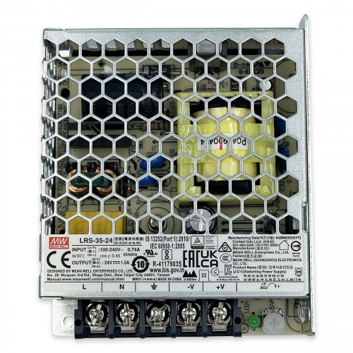 Блок питания Mean Well 35W 24V 1.5A IP20 LRS-35-24