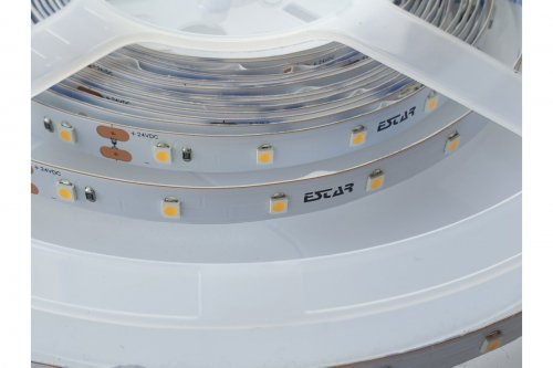 LED стрічка Estar SMD3528 60шт/м 4.8W/м IP20 24V (2800-3200К)