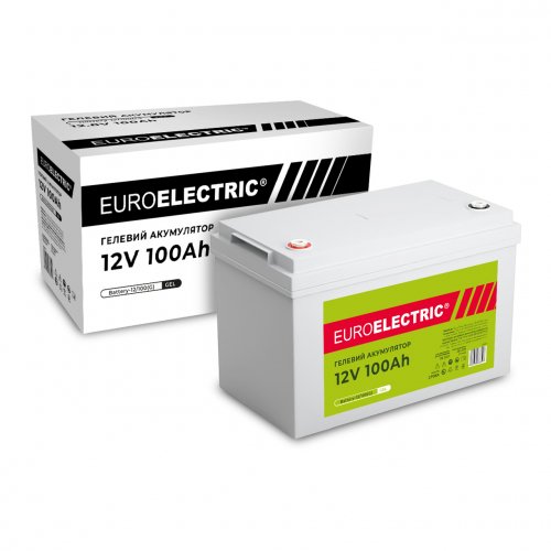 Акумуляторна батарея Euroelectric гелева 12V 100Ah Battery-12/100(G)