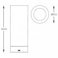 Настільний світильник Zuma Line Esterno LED з акумулятором USB 1.2W 2700K IP20 чорний 1002 Настільний світильник Zuma Line Esterno LED з акумулятором USB 1.2W 2700K IP20 чорний 1002